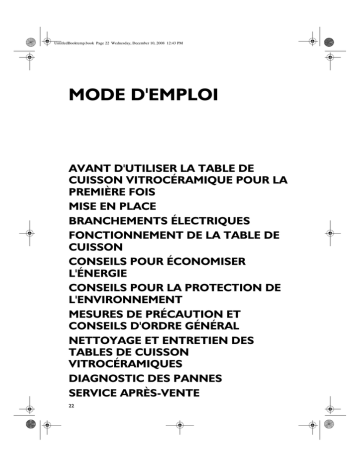 Mode d'emploi | Whirlpool HB M4 Manuel utilisateur | Fixfr