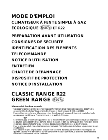 AMB 857/G | AMB 859/G | AMB877/G | AMB 867/G | Mode d'emploi | Whirlpool AMB 887/G Manuel utilisateur | Fixfr