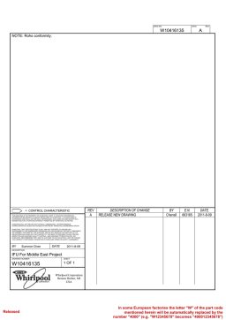 Whirlpool AWSE 7120 Manuel utilisateur