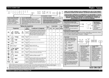 Mode d'emploi | Whirlpool ADG 8558 A++ PC FD Manuel utilisateur | Fixfr