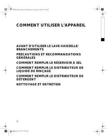 Mode d'emploi | Whirlpool GS 4304 Manuel utilisateur | Fixfr