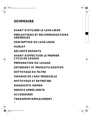 LCD 9967 | WAK 1400          BK | Delicate 1400 | Bremen 1300 | WAK 8585 | WA Dynamic 1600 | WAK 1200         BK | WAK 1200 K | Staredition 1600 EX | LCD SYMPHONY 1600 | WAK 6551 | WAK 1400 EX/6 | Delicate 1200 | Mode d'emploi | Whirlpool WAP 9595 Manuel utilisateur | Fixfr