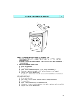 Whirlpool AWP 047 Manuel utilisateur