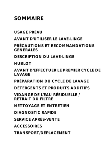 AWOE 91400 STEAM  WP | AWOE 1410 | AWOE 9912      WP | AWOE 8758 S | AWOE 1012      WP | AWOE 8759 S | Mode d'emploi | Whirlpool AWOE 91200/1 SILVER Manuel utilisateur | Fixfr