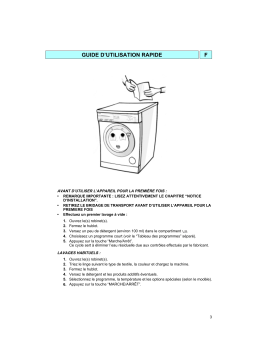 Whirlpool FL 8145 Manuel utilisateur