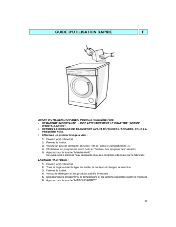 AWP 092 | AWP 093 | Mode d'emploi | Whirlpool AWP 091 Manuel utilisateur | Fixfr