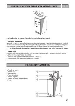 Whirlpool AWG 653/WP(0928) Manuel utilisateur