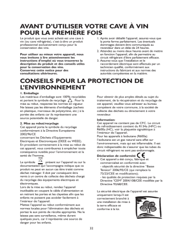 ARC 227 | ARC 229 | Mode d'emploi | Whirlpool ARC 230/MR/LH Manuel utilisateur | Fixfr