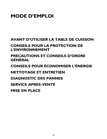 AKM 270/NB/01 | AKM 270/IX/01 | AKM281/IX | AKM 270/IX | AKM280/IX/01 | AKM 271/IX | Mode d'emploi | Whirlpool EGZ 3401-1 IN Manuel utilisateur | Fixfr