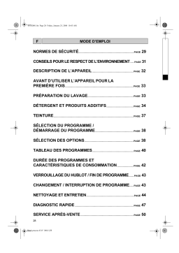 Whirlpool WA ADORINA L, 115 Manuel utilisateur