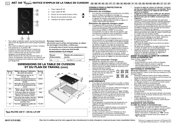 Mode d'emploi | Whirlpool AKT 360/IX Manuel utilisateur | Fixfr