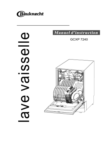 Mode d'emploi | Whirlpool GCXP 7240 Manuel utilisateur | Fixfr