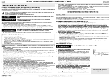 AKR 360/IX | AKR 331/IXL | AKR 3500/IX | Mode d'emploi | Whirlpool AKR 3700/IX Manuel utilisateur | Fixfr