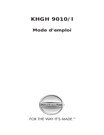 Mode d'emploi | Whirlpool KHGH 9010/I Manuel utilisateur | Fixfr