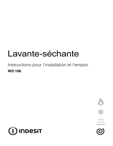 Mode d'emploi | Indesit WD 106 (FR) Manuel utilisateur | Fixfr