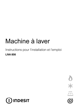 Indesit LNA 856 (FR) Manuel utilisateur