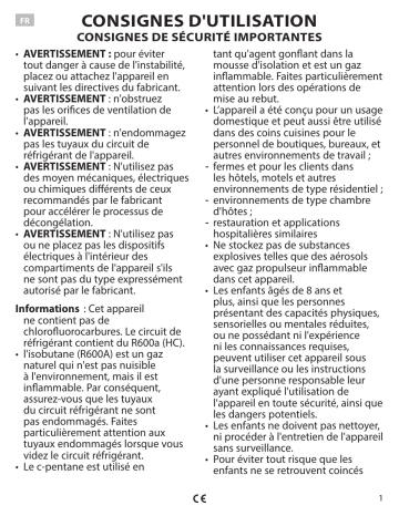 OS 1A 200 H 2 | OS 1A 100 2 | OS 2A+ 200 H2 | Mode d'emploi | Whirlpool PFH 206 A++ Manuel utilisateur | Fixfr