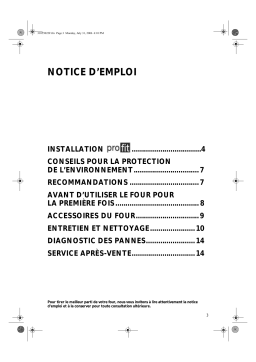 Whirlpool AKZ 206/WH Manuel utilisateur