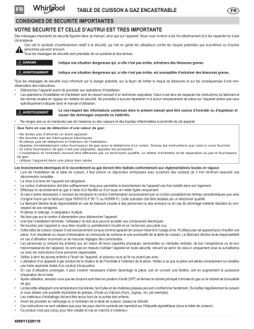 Mode d'emploi | Whirlpool AKT 2000 NB Manuel utilisateur | Fixfr