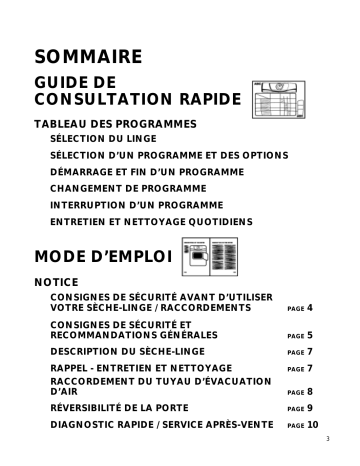 EC 3398            LA | Mode d'emploi | Whirlpool EP3598    LA Manuel utilisateur | Fixfr