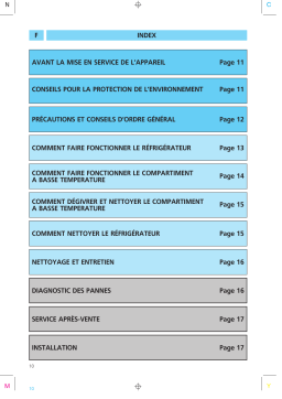 Whirlpool FR 39-B Manuel utilisateur