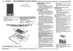 Whirlpool HB D50 S Manuel utilisateur