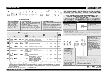 Mode d'emploi | Bauknecht GSFK 61202 Di A+ WS Manuel utilisateur | Fixfr