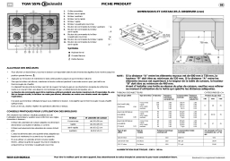 Whirlpool TGW 5576/IN/01 Manuel utilisateur