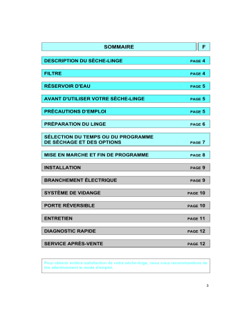 TRK 5620 | TRK 4850 | TRK 4970 | TRK 5970 | TRK 4620 | Mode d'emploi | Whirlpool TRK 497 Manuel utilisateur | Fixfr