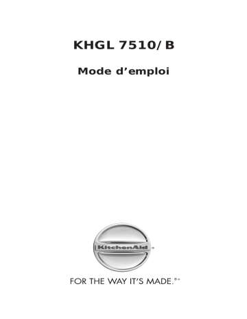 Mode d'emploi | Whirlpool KHGL 7510/B Manuel utilisateur | Fixfr