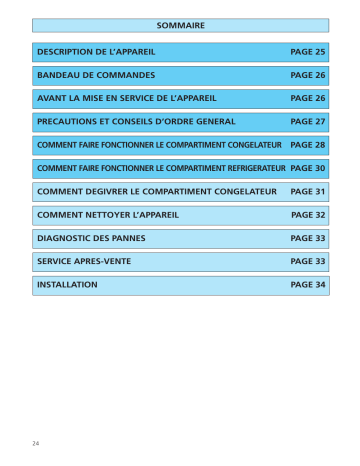 KGCT 3354/2 | ART 886/H | KGC 3354/2 | KGCT 3654/2 | KGC 3661-2/2 | Mode d'emploi | Whirlpool KGC 3662/2 Manuel utilisateur | Fixfr