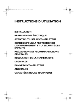 Whirlpool PL216D Manuel utilisateur