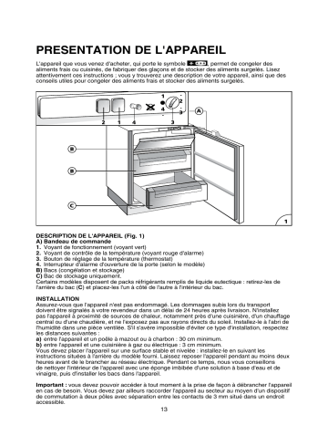 VR115P | UGI 1041/A+ | Mode d'emploi | Whirlpool AFB 828/A+ Manuel utilisateur | Fixfr