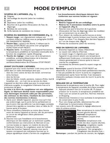 WHE39352 F | WHE25352 F | Mode d'emploi | Whirlpool WHE31352 F Manuel utilisateur | Fixfr