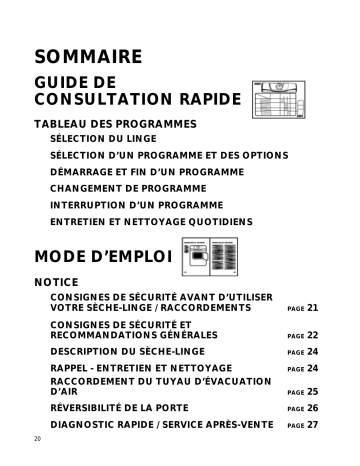 Mode d'emploi | Whirlpool AWL 215          IG Manuel utilisateur | Fixfr