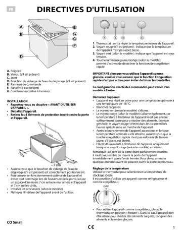 CF 16 S 2 | CF 28 2 | CF 16 2 | CF 20 2 | CF 28 S 2 | Mode d'emploi | Whirlpool CF 20 S 2 Manuel utilisateur | Fixfr