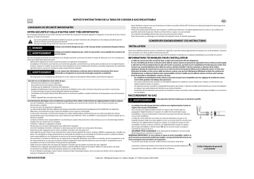 AKI 460/NB | AKI 460/IX | AKI 460/WH | AKM 250/WH | Mode d'emploi | Whirlpool AKM 250/IX Manuel utilisateur | Fixfr