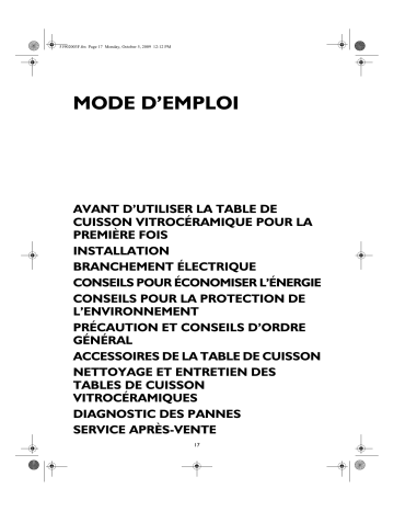 Mode d'emploi | Whirlpool AKS 309/NE Manuel utilisateur | Fixfr