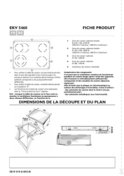 Whirlpool EKV 5460 BR Manuel utilisateur