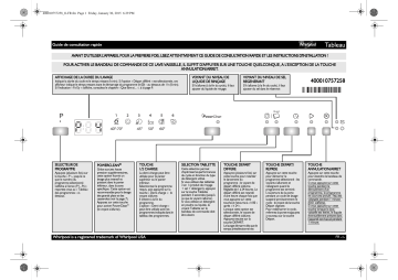 Mode d'emploi | Whirlpool ADG 5520 IX Manuel utilisateur | Fixfr