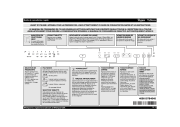 Mode d'emploi | Whirlpool ADG 8778 FD Manuel utilisateur | Fixfr