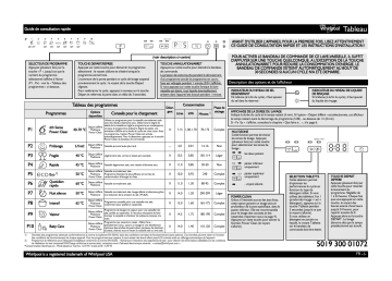 Mode d'emploi | Whirlpool ADG 8942 FD Manuel utilisateur | Fixfr