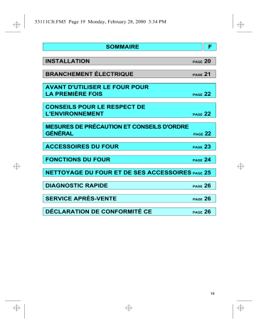 AKZ 135 NB | AKZ 119/01 IX | AKZ 144 WH | AKZ 144 MR | AKZ 144 IX | Mode d'emploi | Whirlpool AKZ 119/01 NB Manuel utilisateur | Fixfr