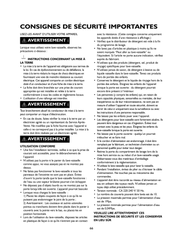 ADGI 941 FD | Mode d'emploi | Whirlpool ADG 196 Manuel utilisateur | Fixfr