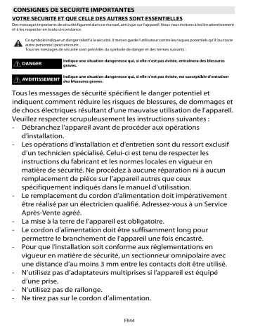 Mode d'emploi | Whirlpool BCVE 8200 PT Manuel utilisateur | Fixfr