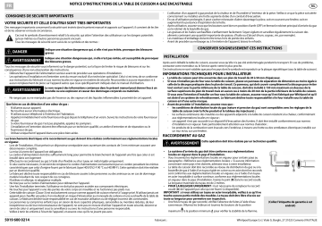 Mode d'emploi | Whirlpool 9BRKPG6001A Manuel utilisateur | Fixfr