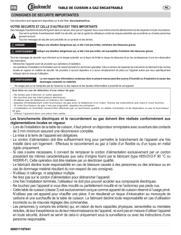 Mode d'emploi | Bauknecht TGW 5675 IXL Manuel utilisateur | Fixfr