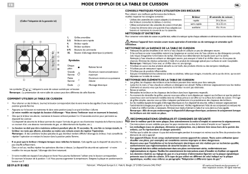 Mode d'emploi | Whirlpool AKS 370/IX Manuel utilisateur | Fixfr