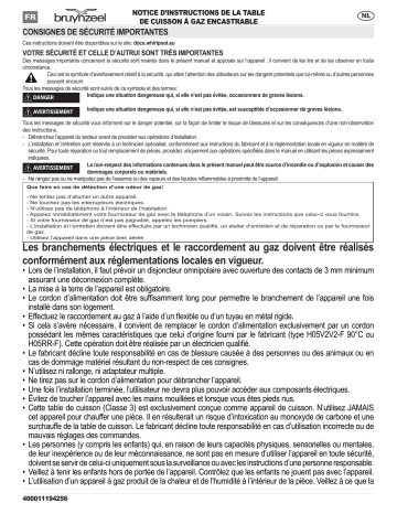 Mode d'emploi | Whirlpool 9BRKPG7501A Manuel utilisateur | Fixfr