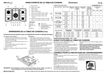 Mode d'emploi | Whirlpool HB 610 S Manuel utilisateur | Fixfr